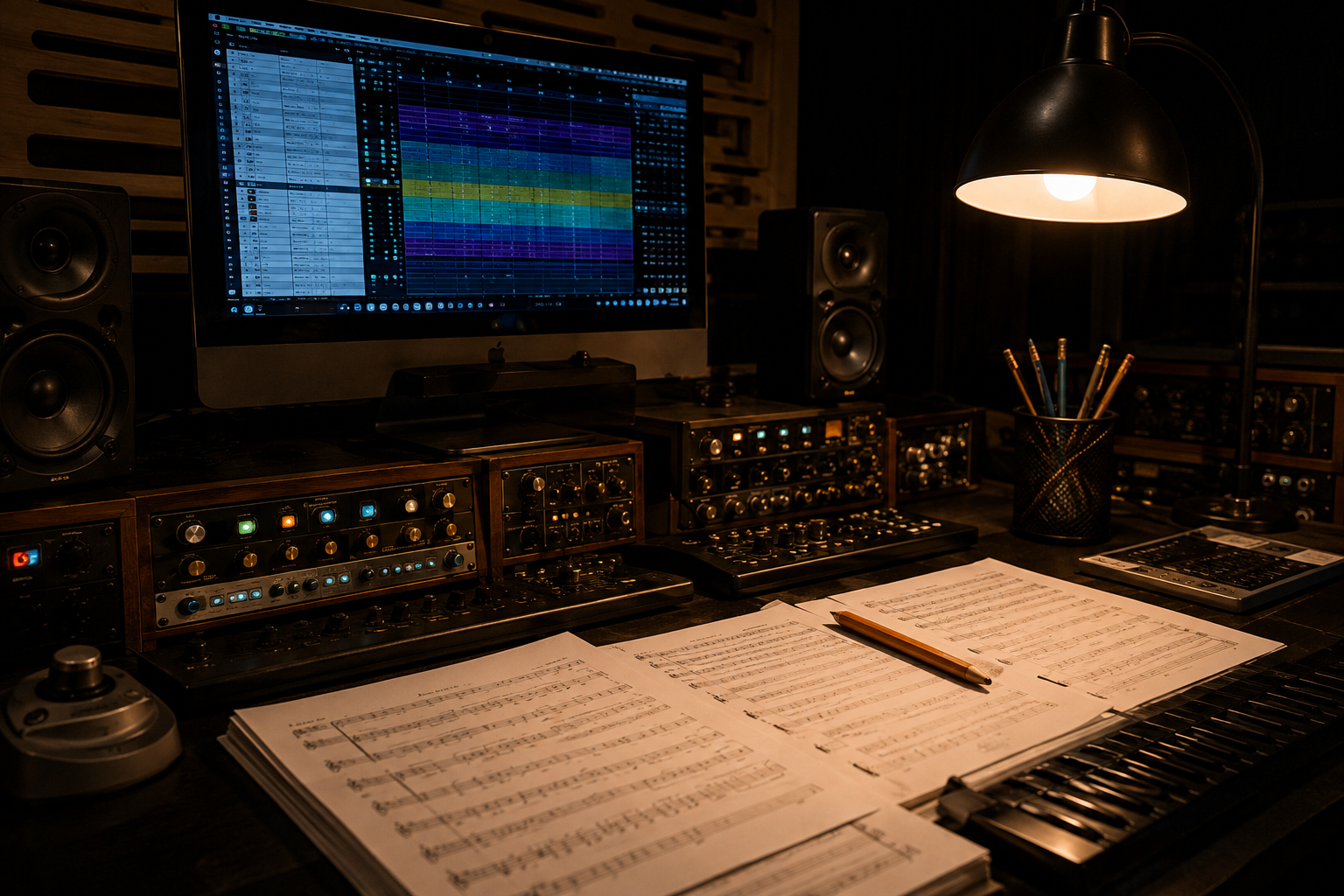Estudio de composición y producción